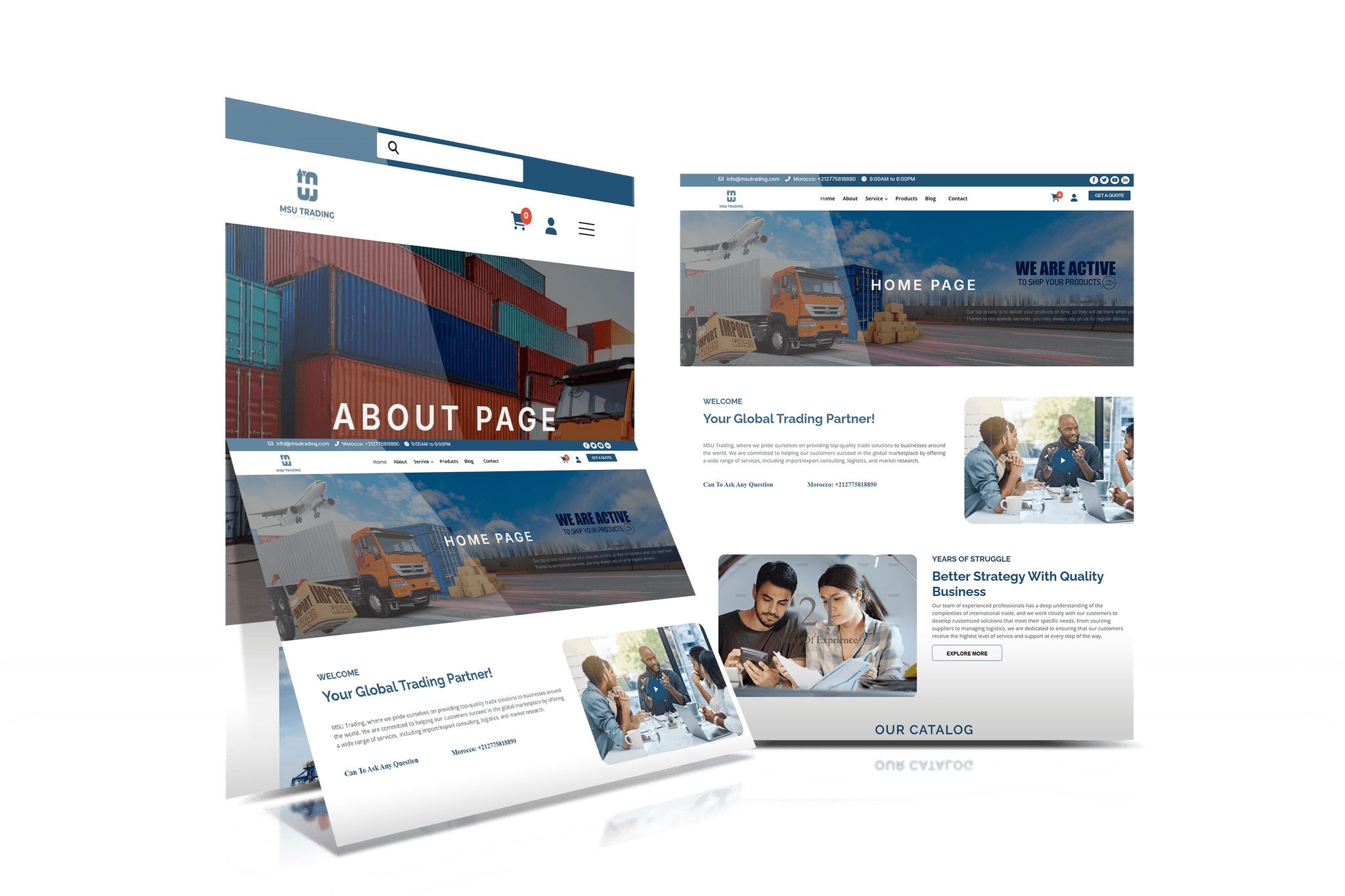 Softex Website slide