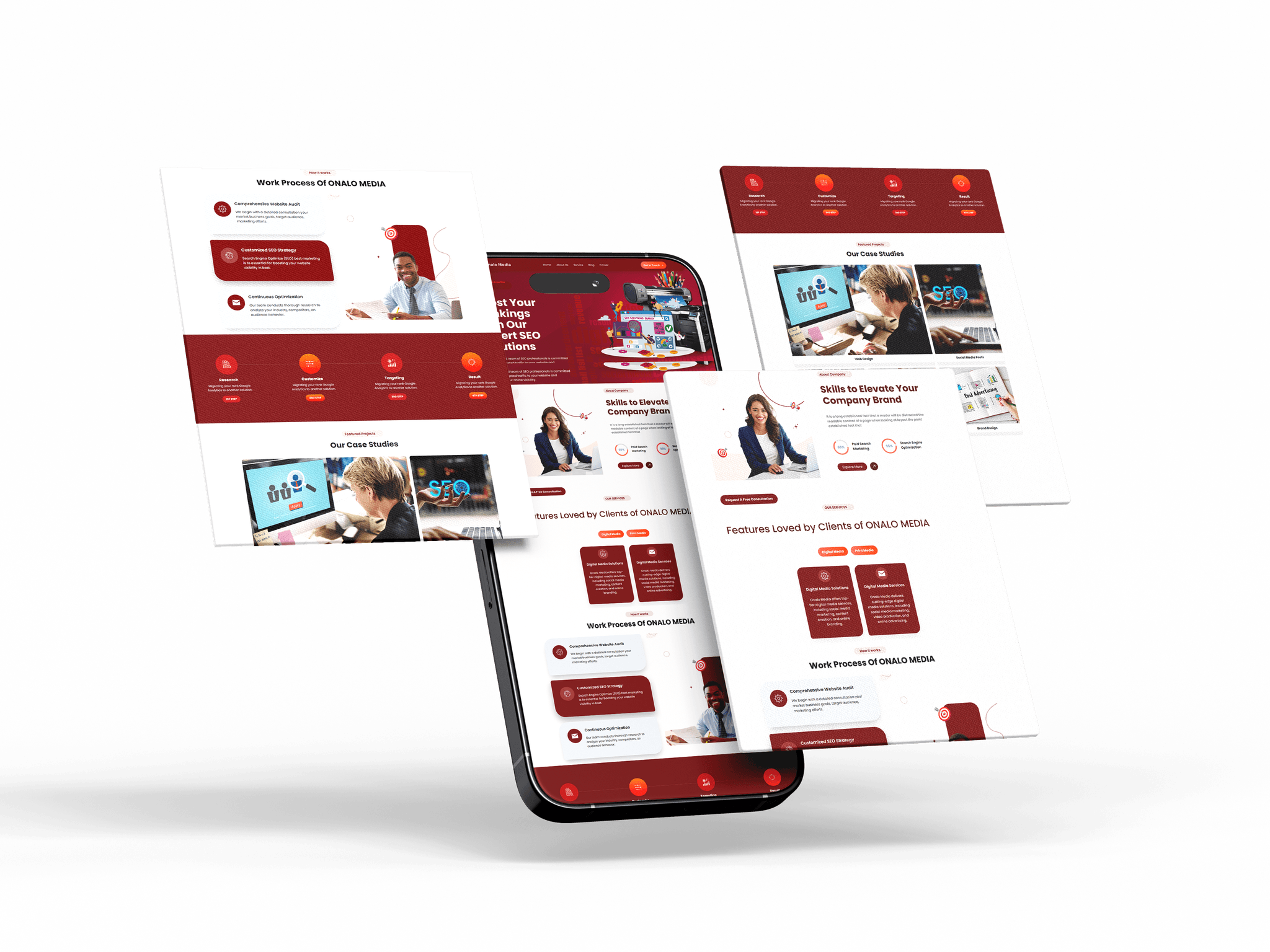 Softex Website slide