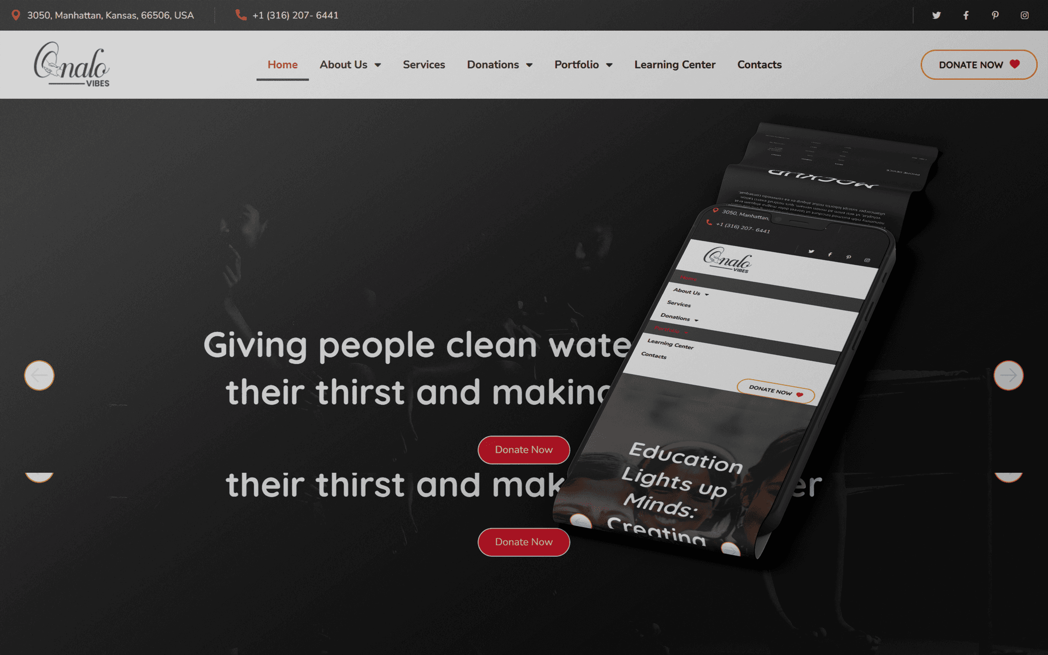 Softex Website slide